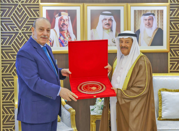 Shura Council Chairman Ali Saleh Al Saleh yesterday received outgoing Palestinian Ambassador Taha Mohammed Abdel Qader. He highlighted Bahrain’s commitment to supporting the Palestinian cause and upholding the legitimate rights of its people to establish an independent state with East Jerusalem as its capital. Mr Al Saleh underlined Bahrain’s dedication, under the leadership of His Majesty King Hamad and the support of His Royal Highness Prince Salman bin Hamad Al Khalifa, Crown Prince and Prime Minister, to promoting co-operation and joint efforts towards the two-state solution, following the Arab Peace Initiative and relevant international resolutions. The Shura Chairman highlighted the ambassador’s efforts in enhancing ties between Bahrain and Palestine, particularly in the parliamentary domain, wishing his success in his future endeavours.